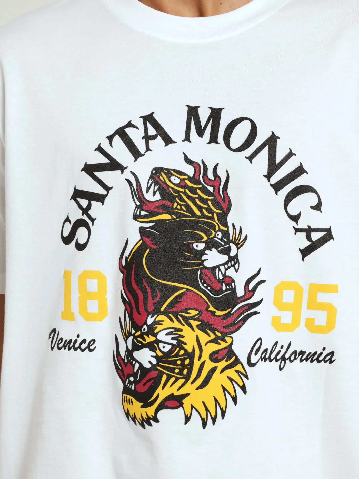 Tiger & Puma Print Tee - White sold by Edgars product image thumbnail 4