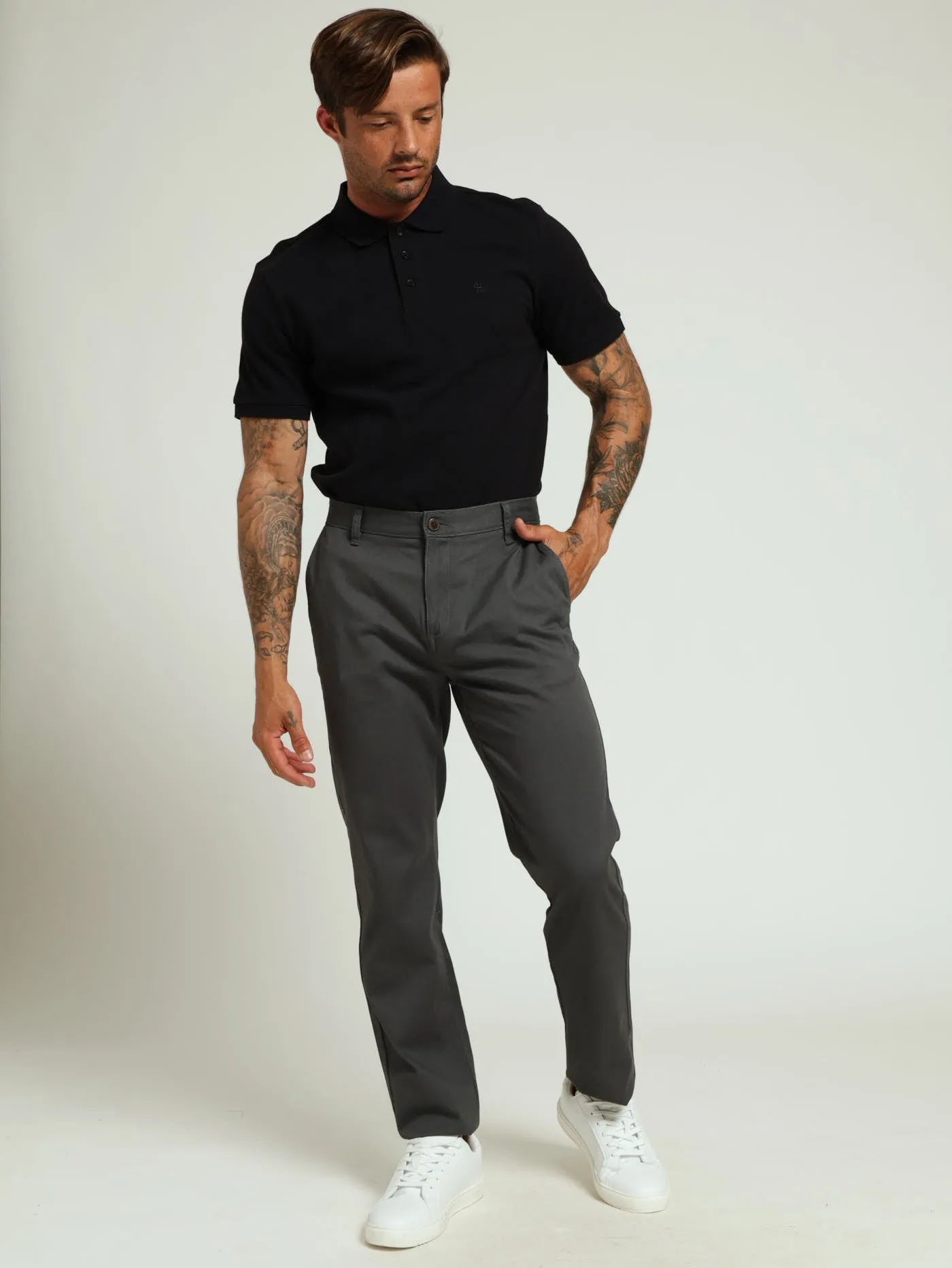 Basic Fit Chino - Grey sold by Edgars product image thumbnail 3