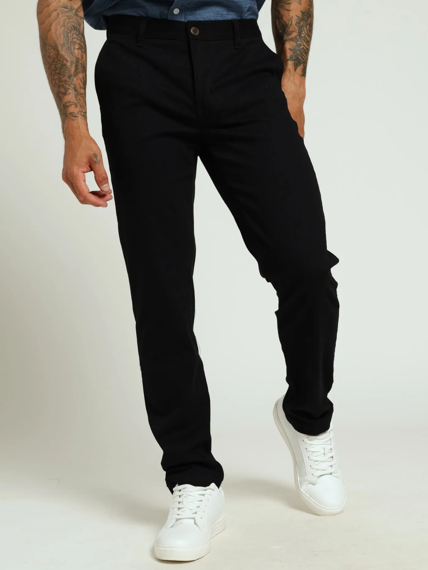 Slim Fit Chino - Black sold by Edgars product image thumbnail 4