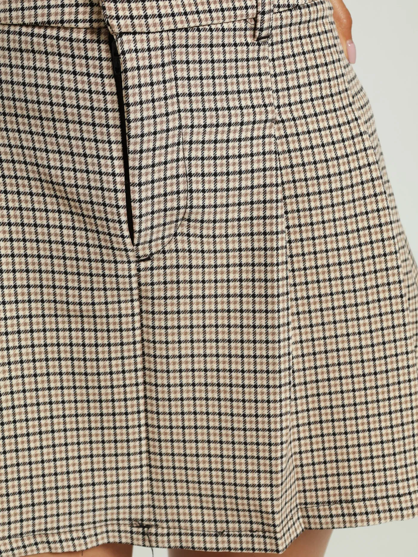 Check Pleated Skirt - Brown sold by Edgars product image thumbnail 4