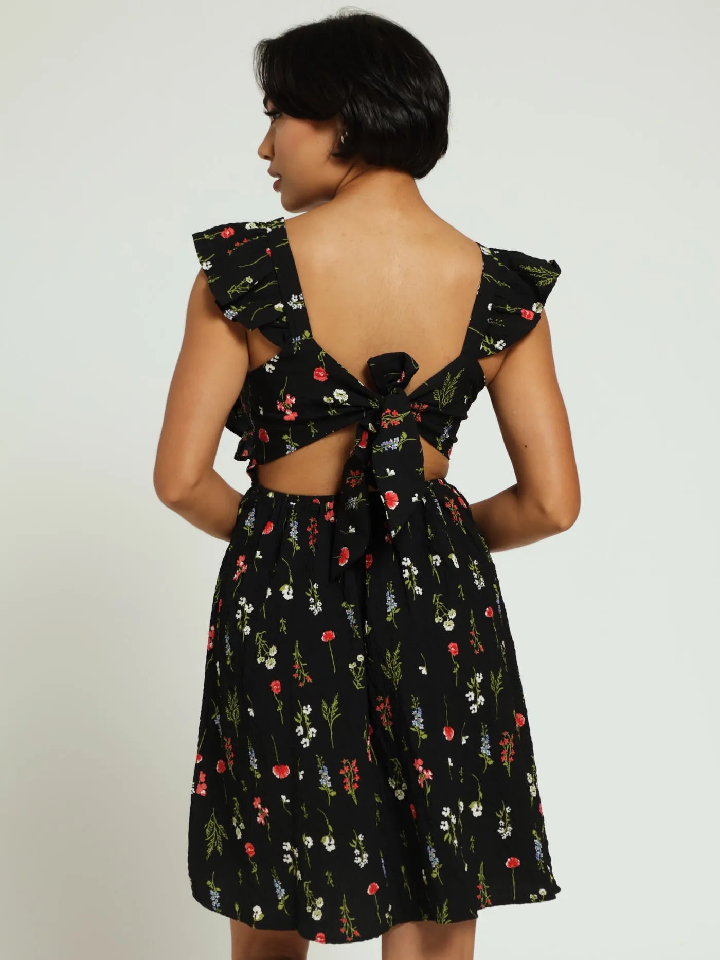 Smock Mini Dress - Black sold by Edgars product image thumbnail 4