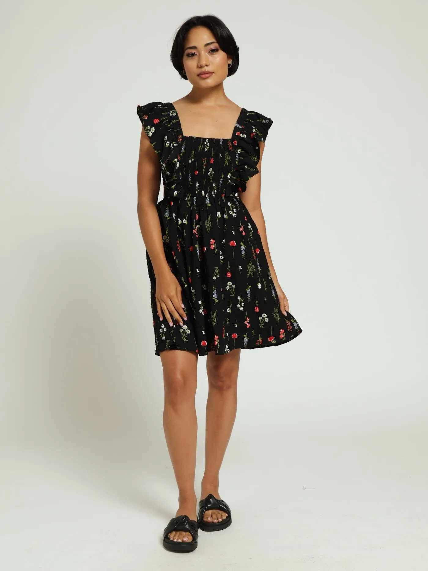 Smock Mini Dress - Black sold by Edgars product image thumbnail 2