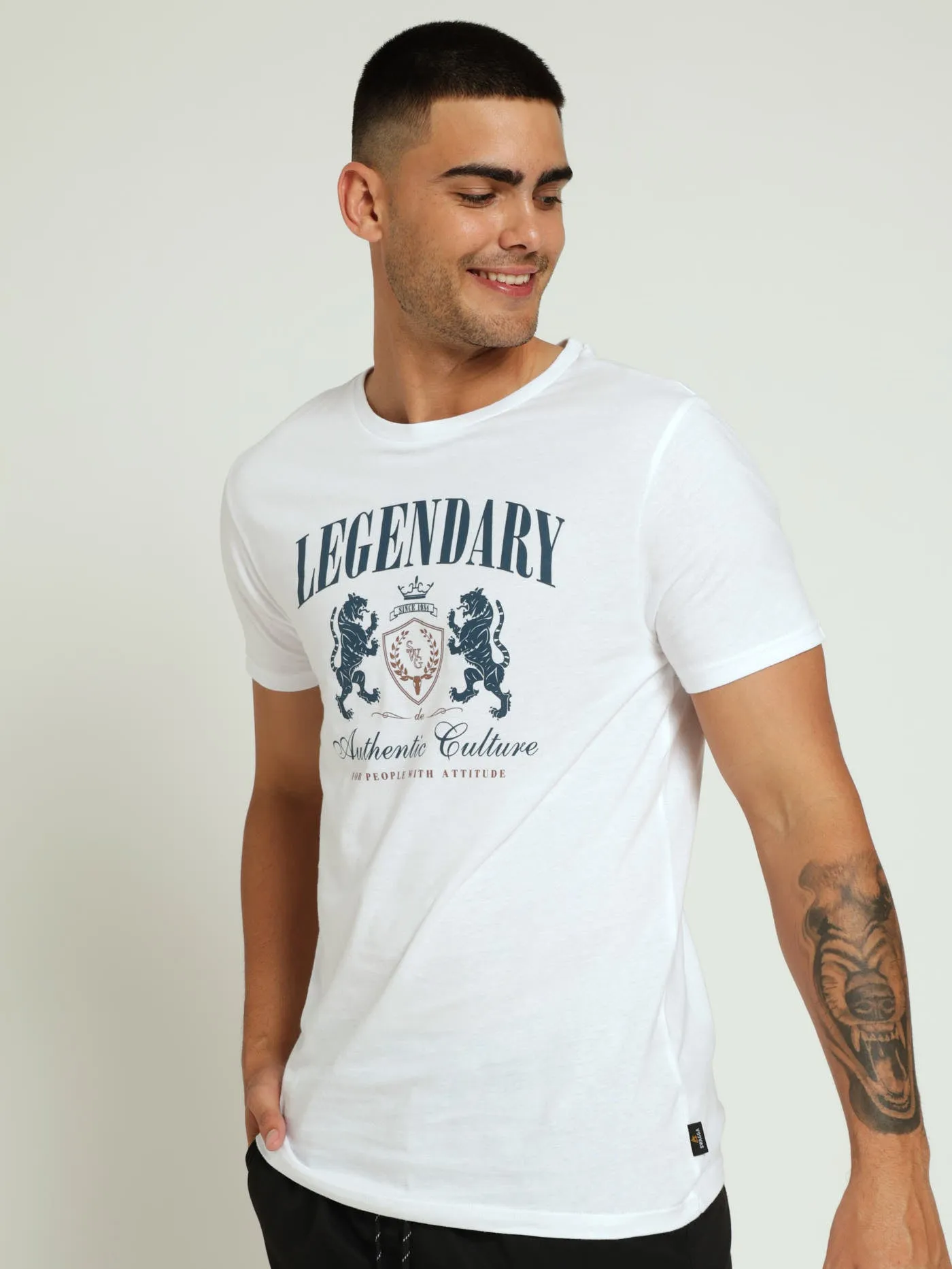 Basic Print Tee - White sold by Edgars product image thumbnail 2