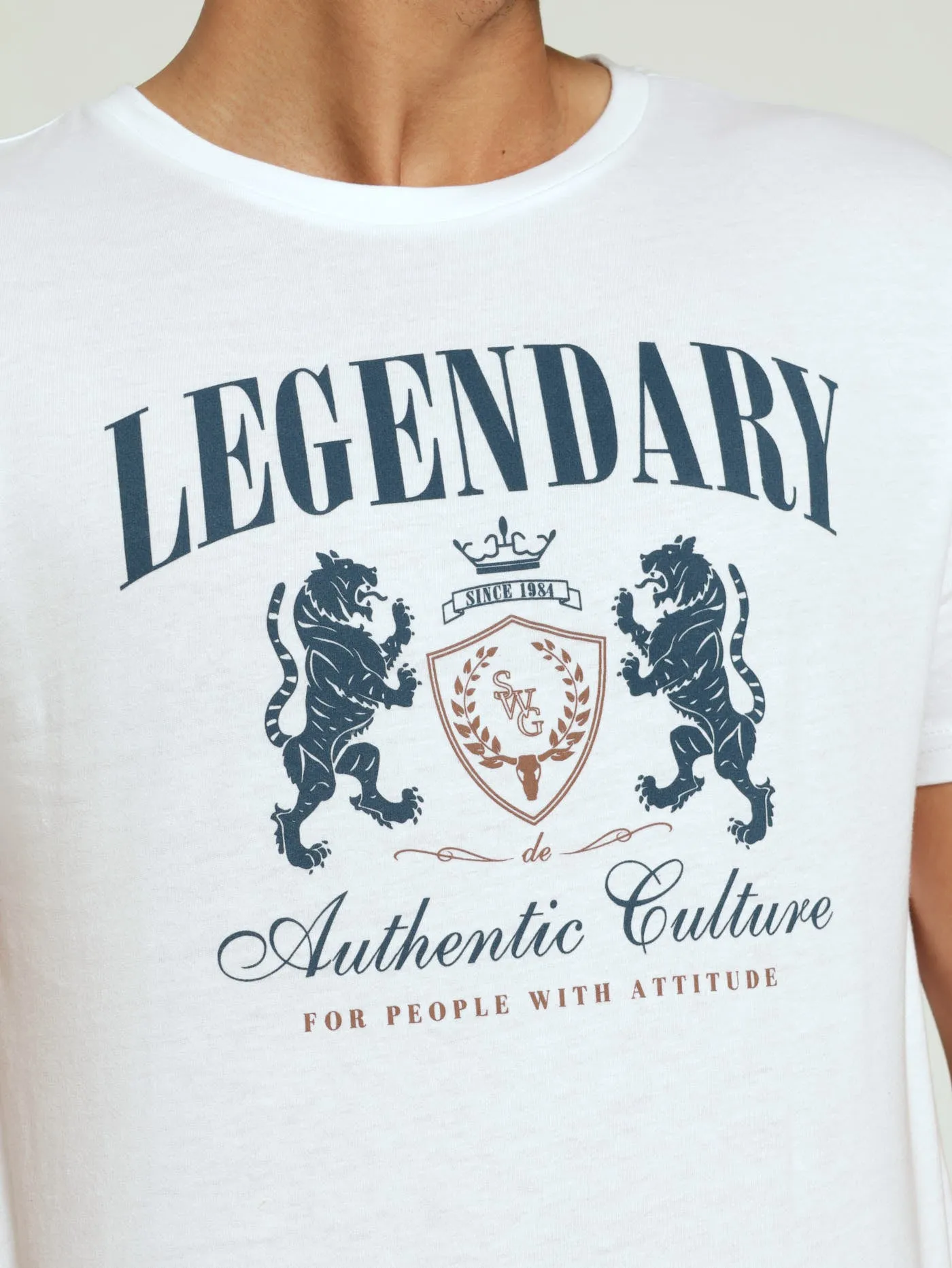 Basic Print Tee - White sold by Edgars product image thumbnail 4