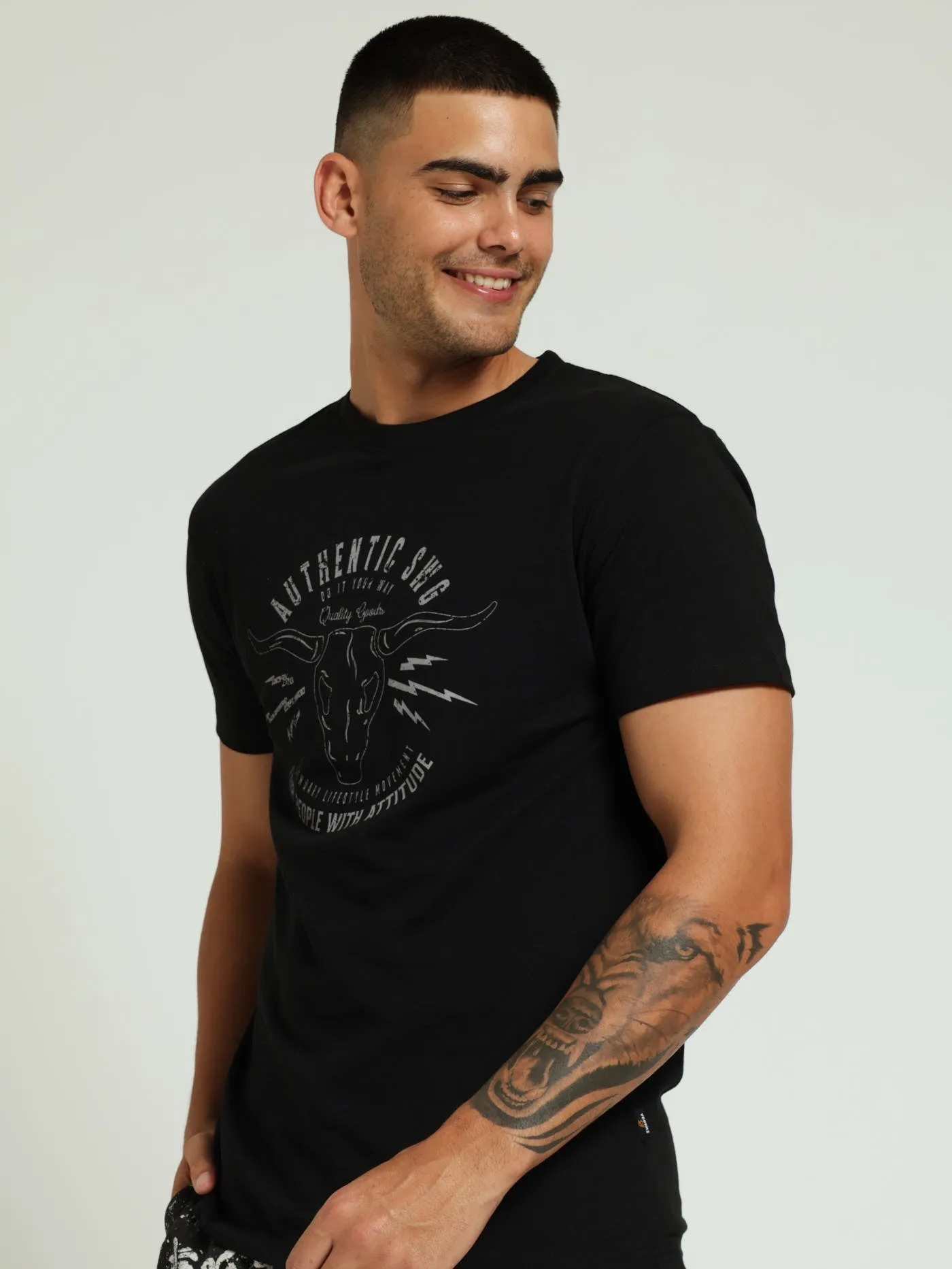 Basic Print Tee - Black sold by Edgars product image thumbnail 2