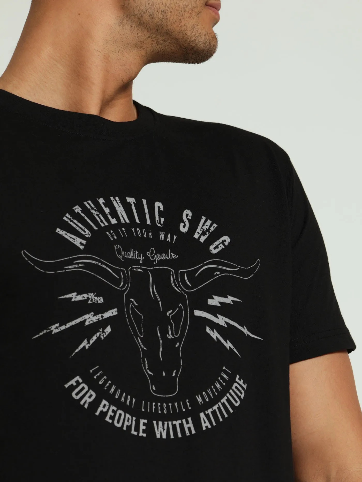 Basic Print Tee - Black sold by Edgars product image thumbnail 4