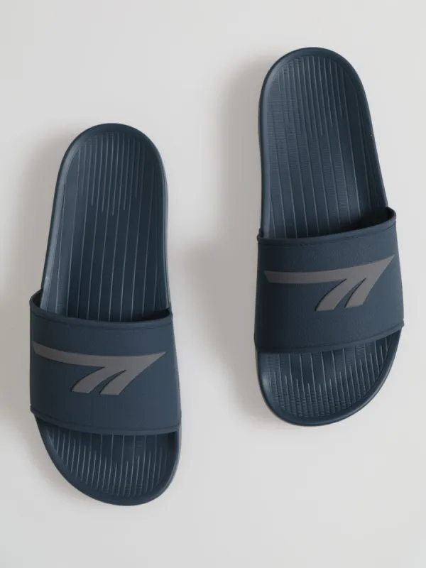 Molded Pool Slide Sandal - Slate sold by Edgars