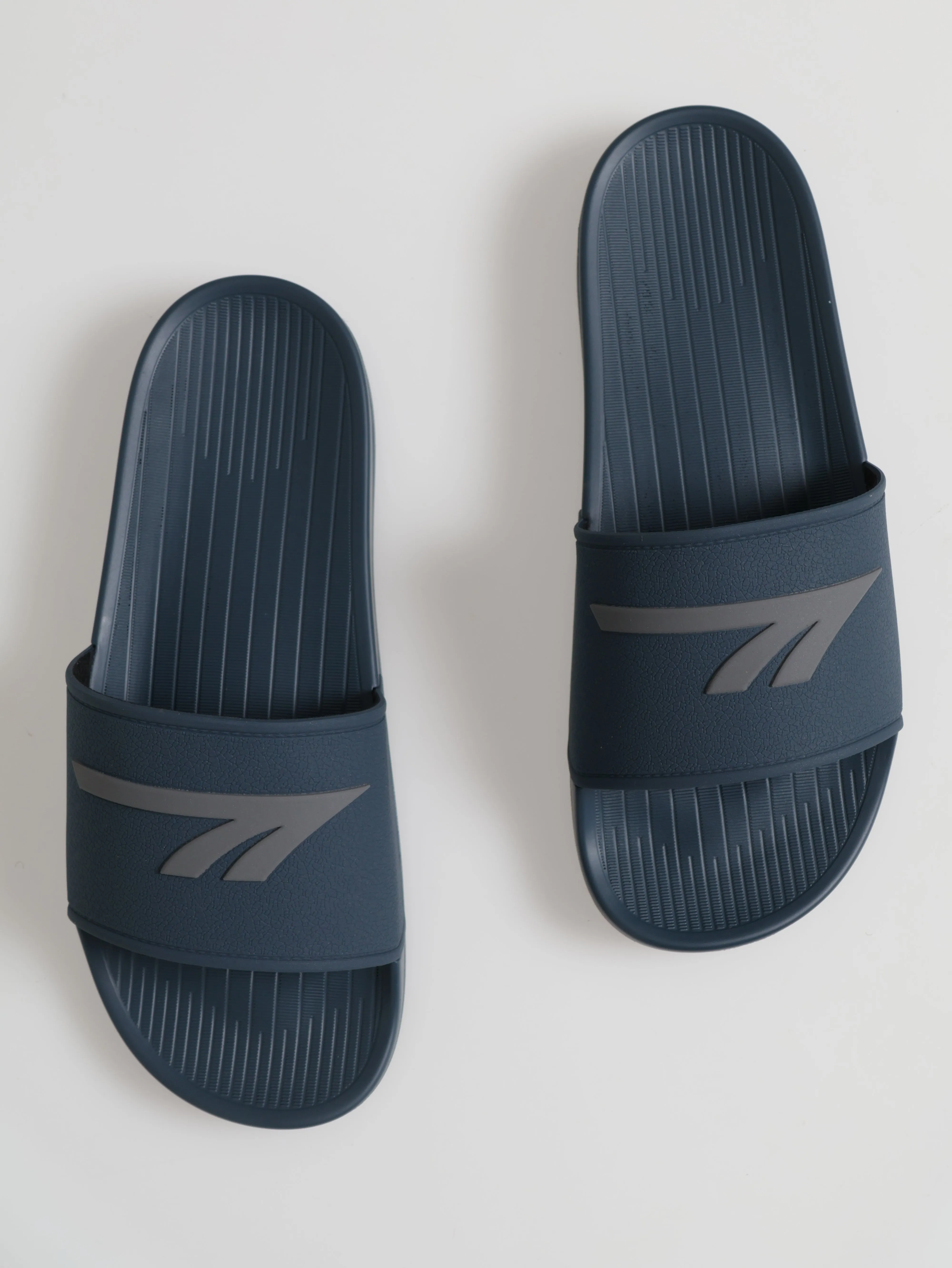 Molded Pool Slide Sandal - Slate sold by Edgars