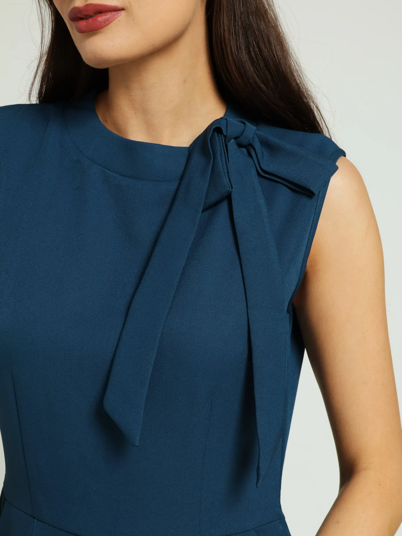 Tie Neck Jumpsuit - Dark Teal sold by Edgars product image thumbnail 4