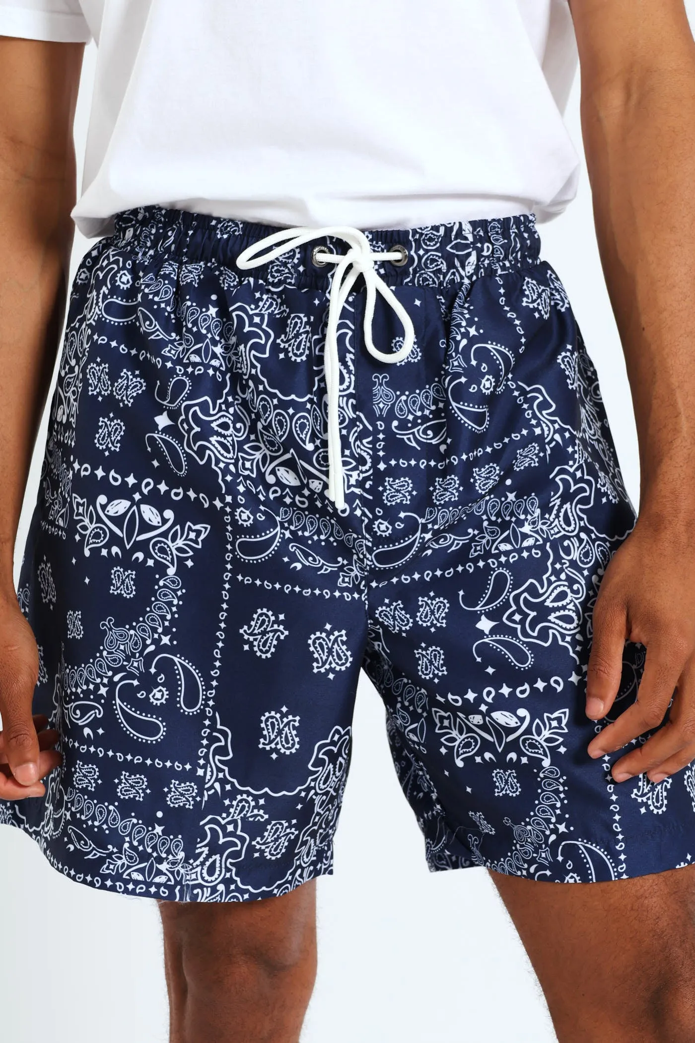 Bandana Paisley Swim Shorts sold by Edgars