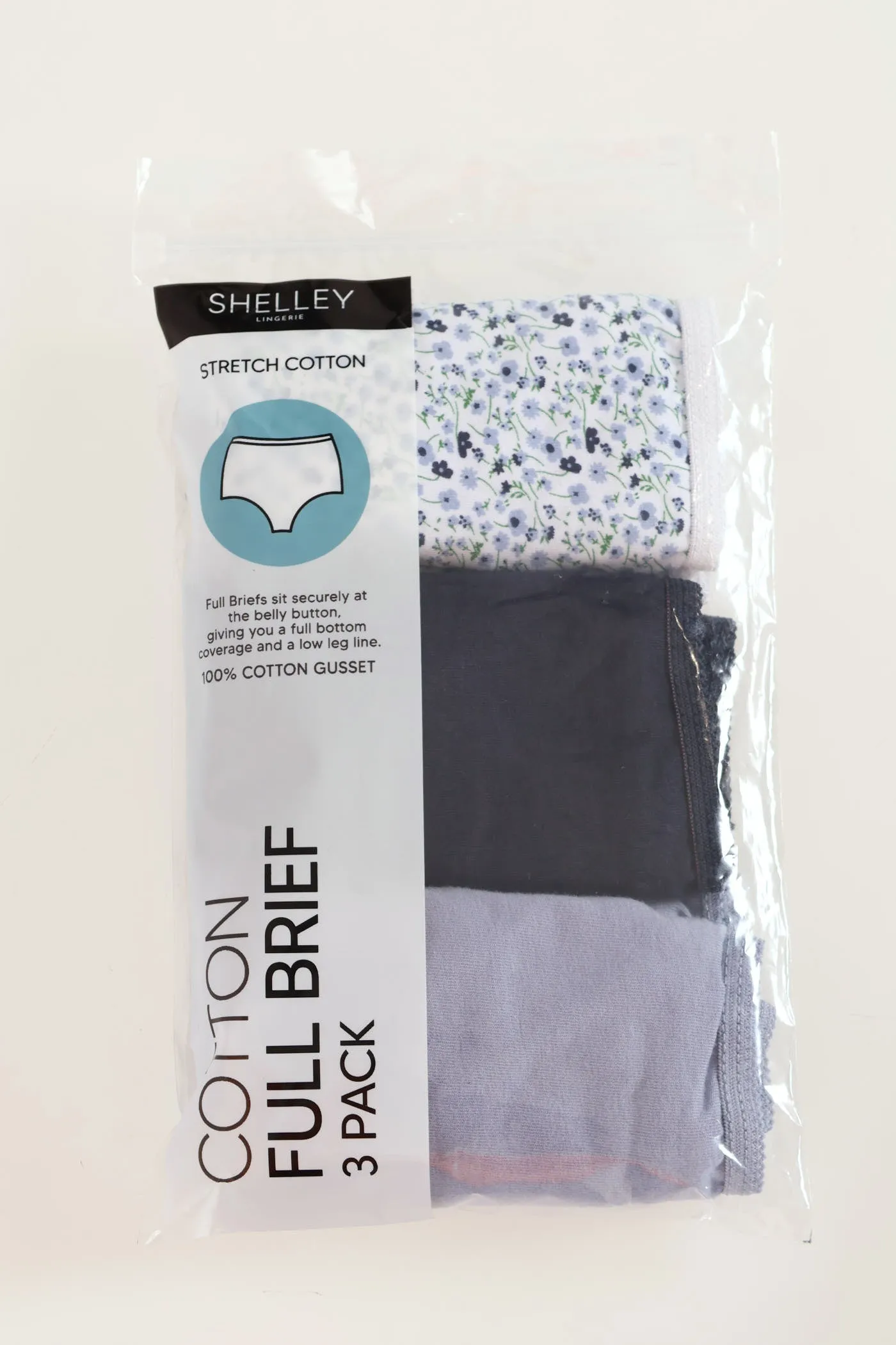 3 Pack Cotton Stretch Brief - Multi sold by Edgars