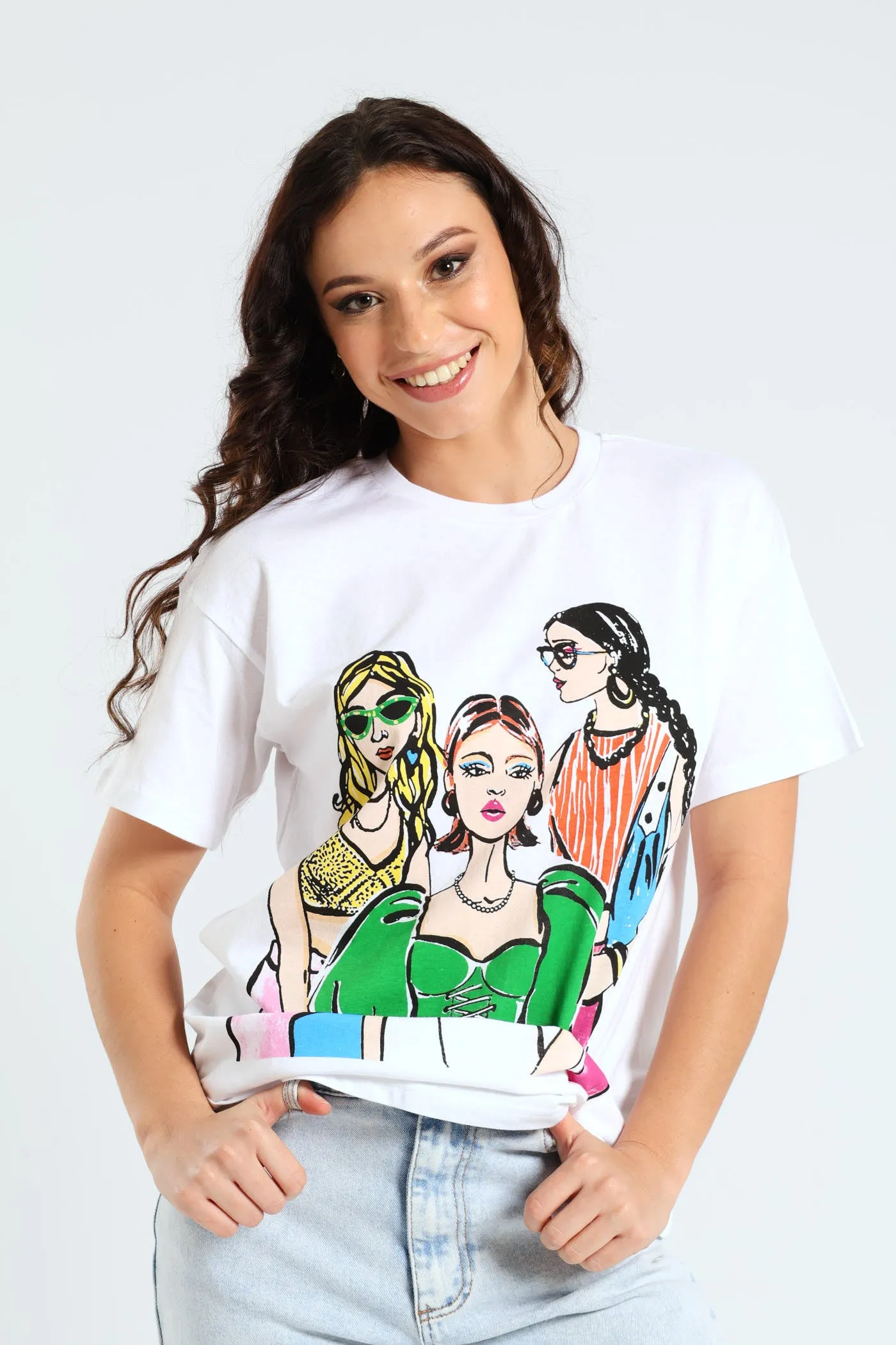 Icon Oversized Tee - White sold by Edgars