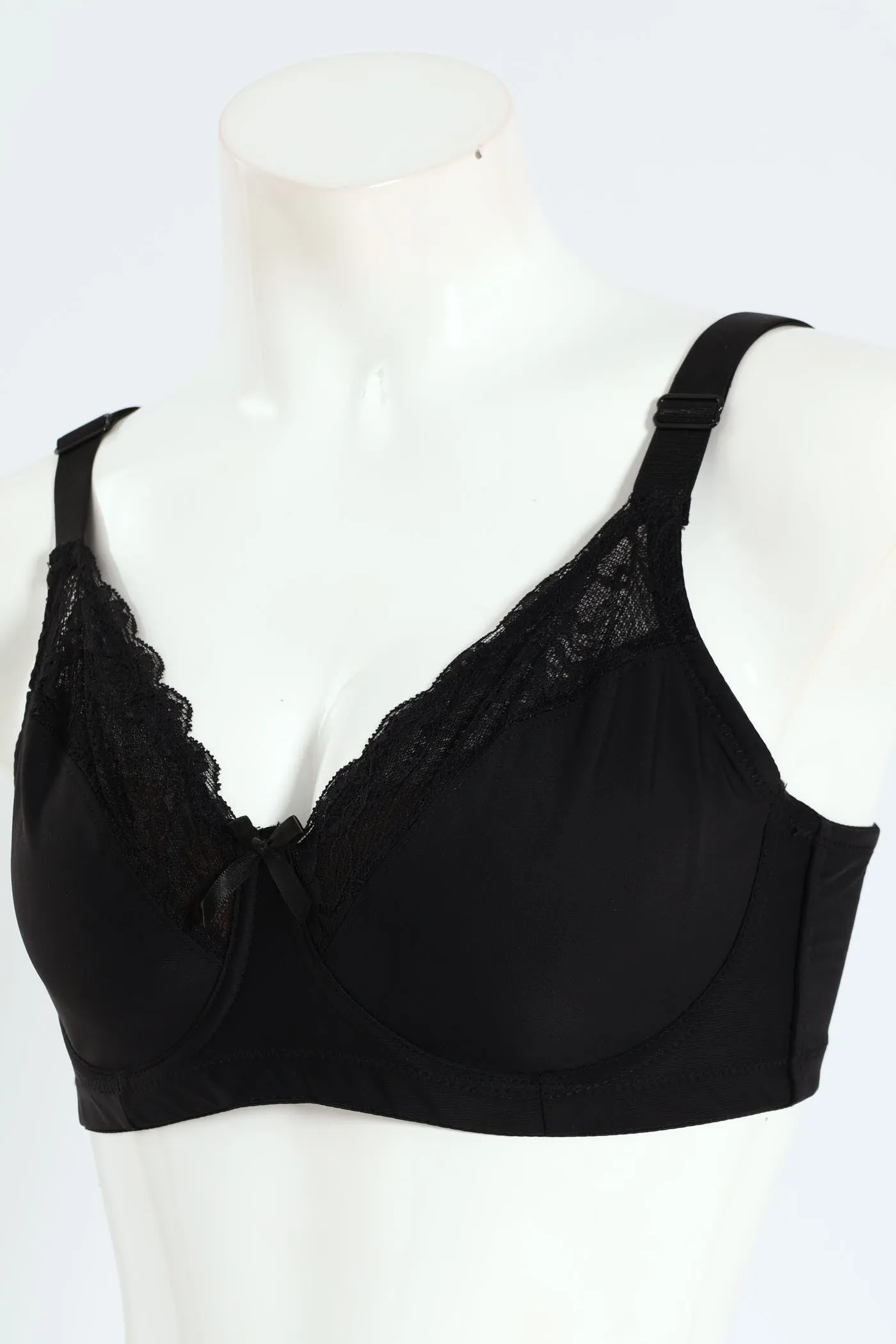 2 Pack Lace Non-Padded Bra - Beige/Black sold by Edgars product image thumbnail 3