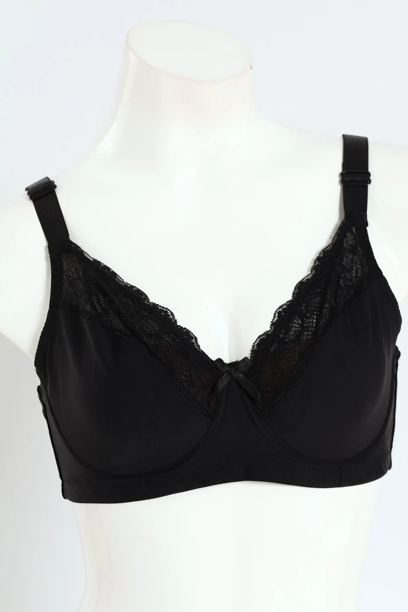 2 Pack Lace Non-Padded Bra - Beige/Black sold by Edgars