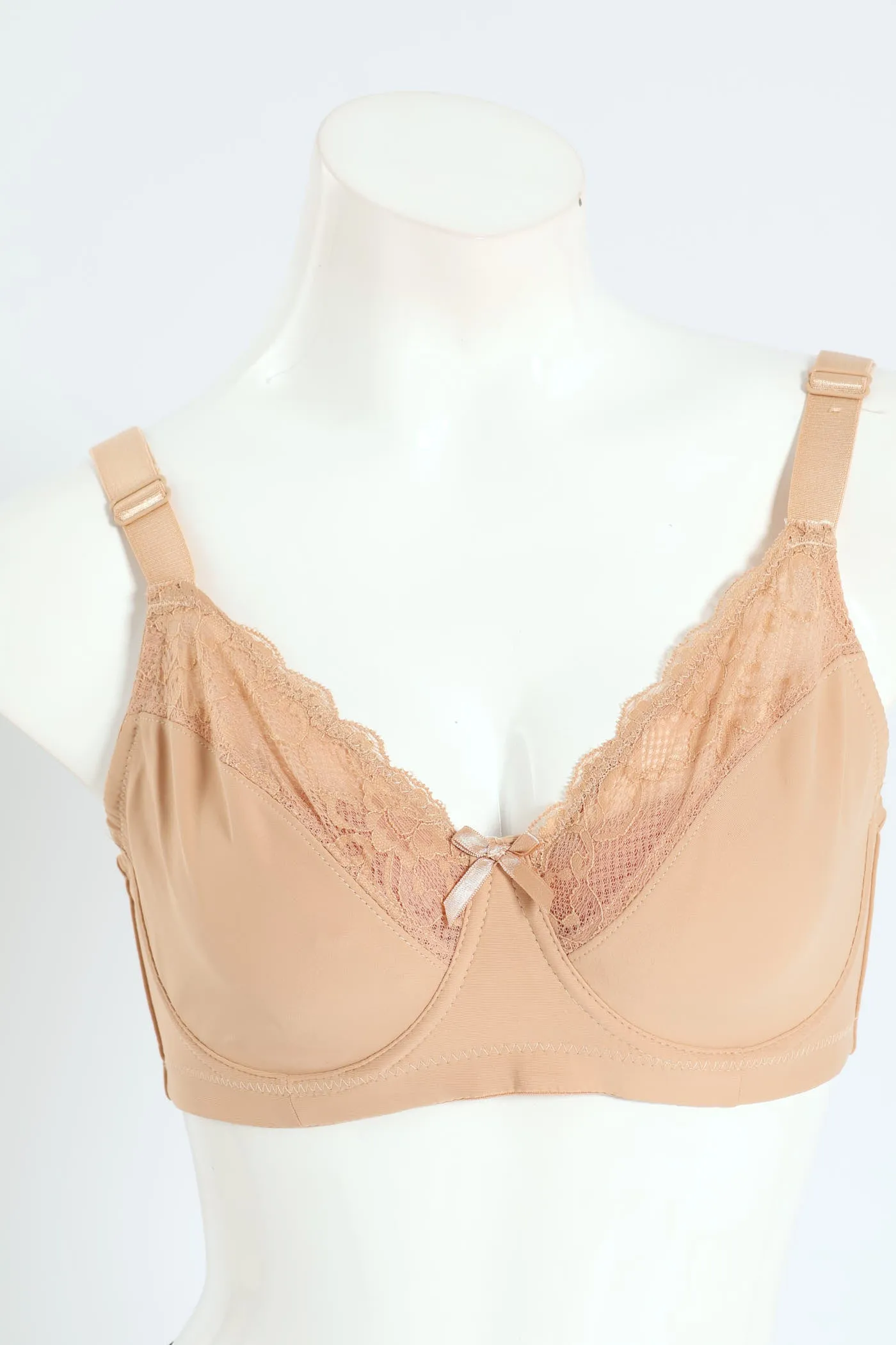 2 Pack Lace Non-Padded Bra - Beige/Black sold by Edgars product image thumbnail 2