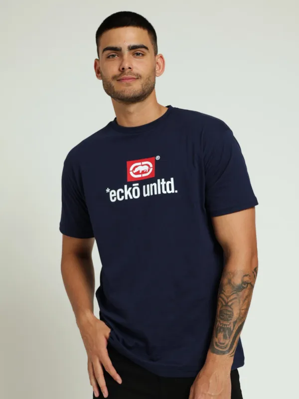 Core Rhino Tee - Navy made by Edgars