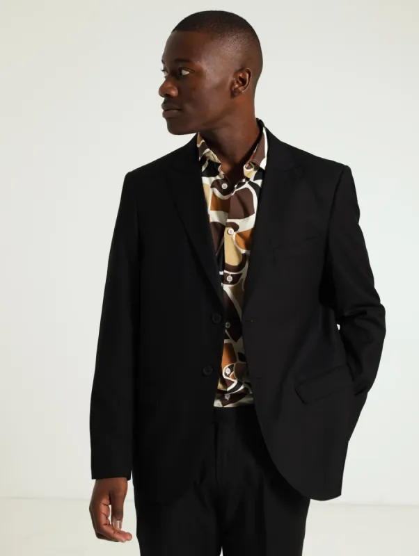 Classic Suit Jacket - Black made by Edgars