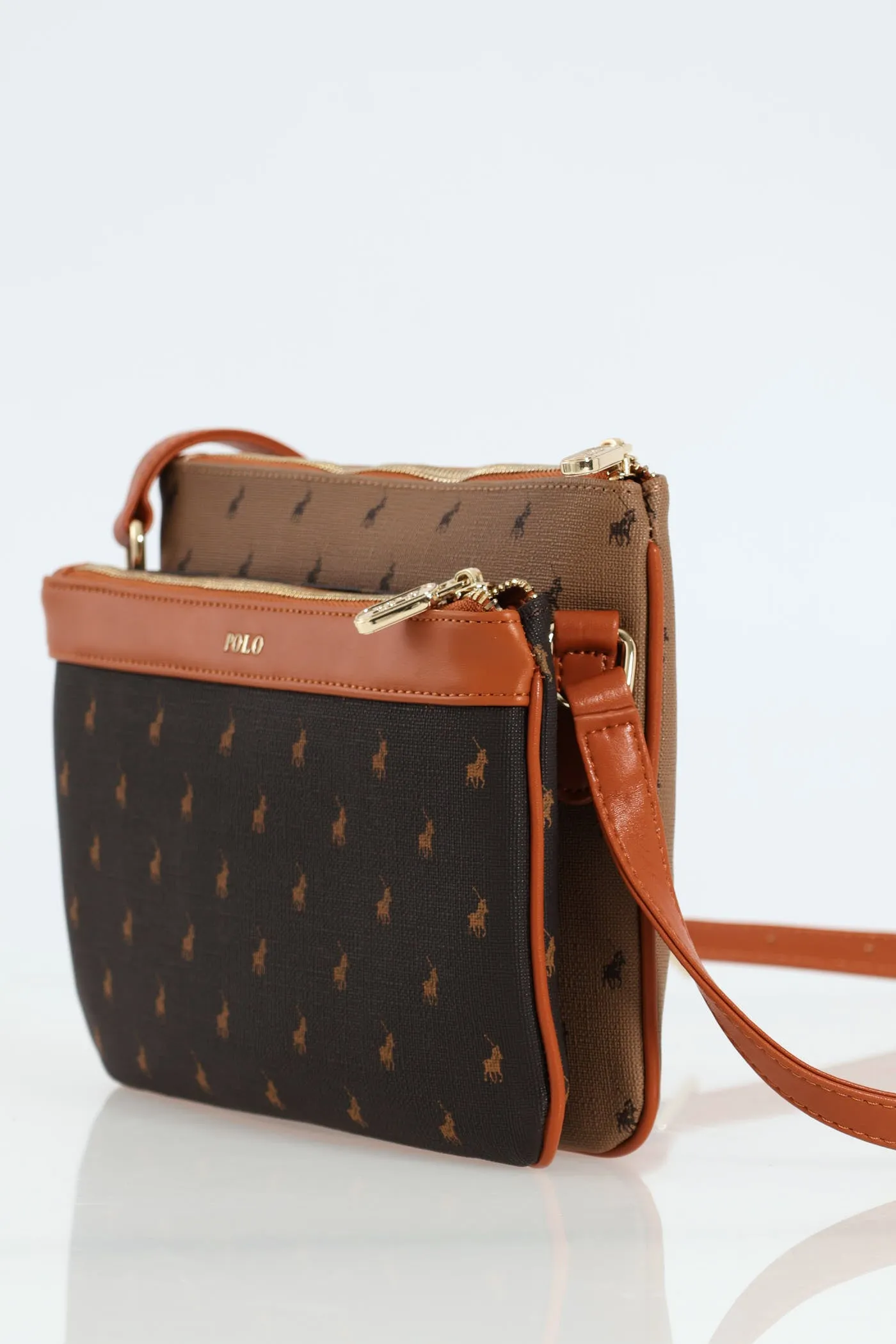 Peninsula Double Pocket Sling Bag - Tan sold by Edgars product image thumbnail 3