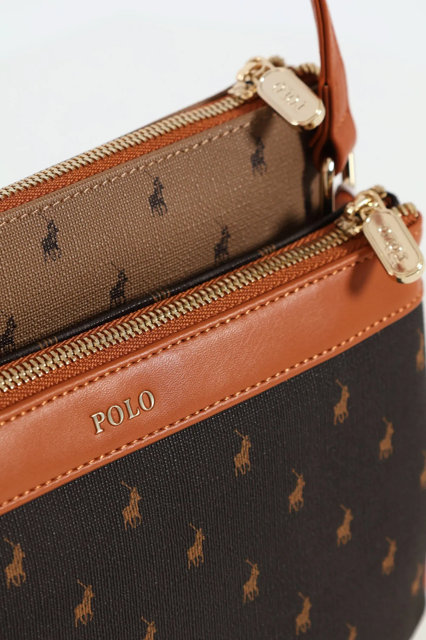 Peninsula Double Pocket Sling Bag - Tan sold by Edgars product image thumbnail 4