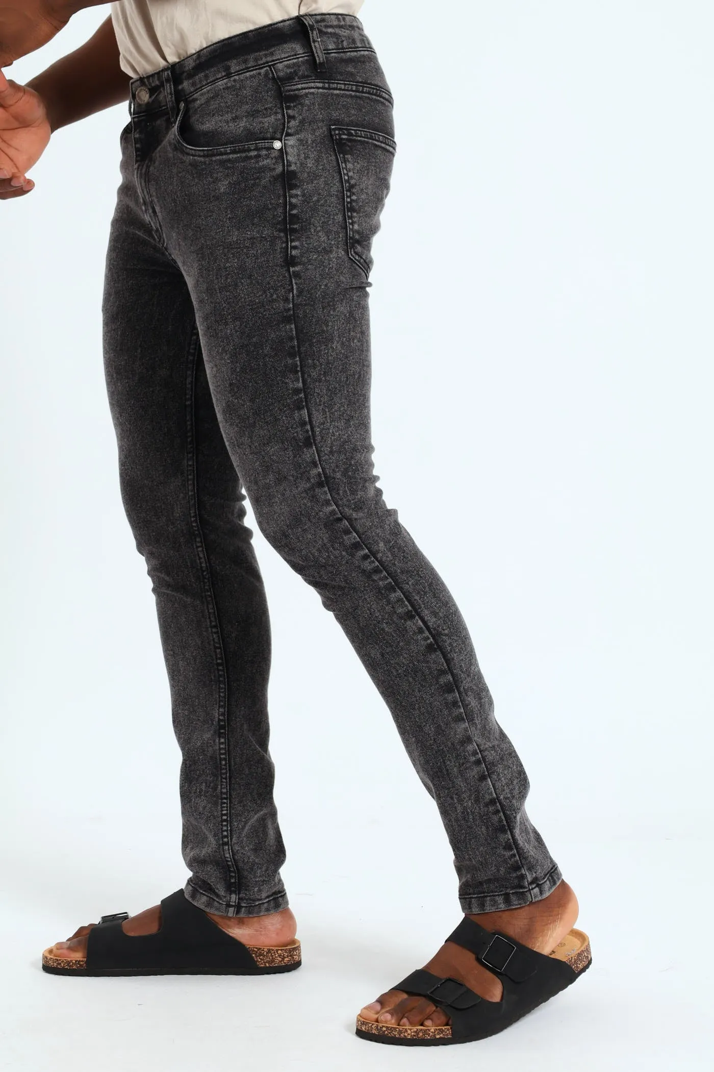 Super Skinny Basic Denim Jean - Black Acid sold by Edgars product image thumbnail 2