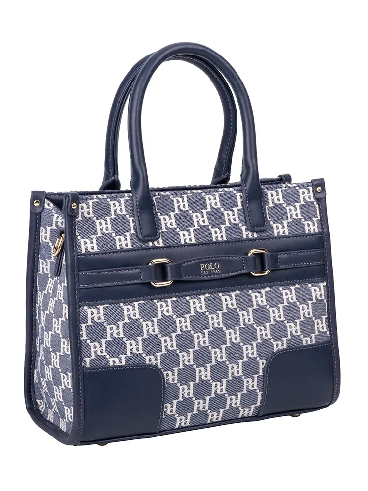 Premier Small Book Tote Bag-Blue sold by Edgars