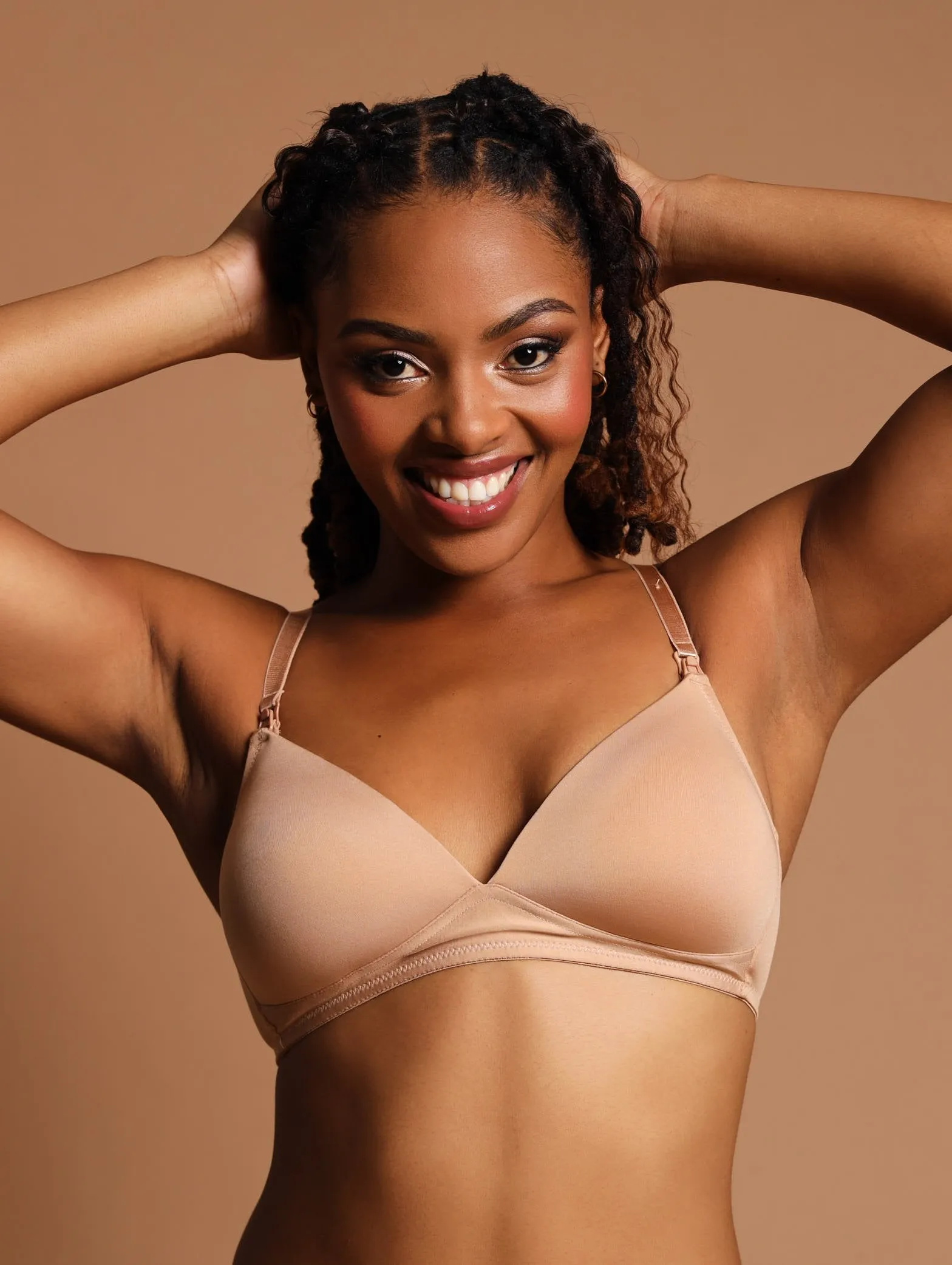 2 Pack Moulded Nursing Bra - Beige/White sold by Edgars