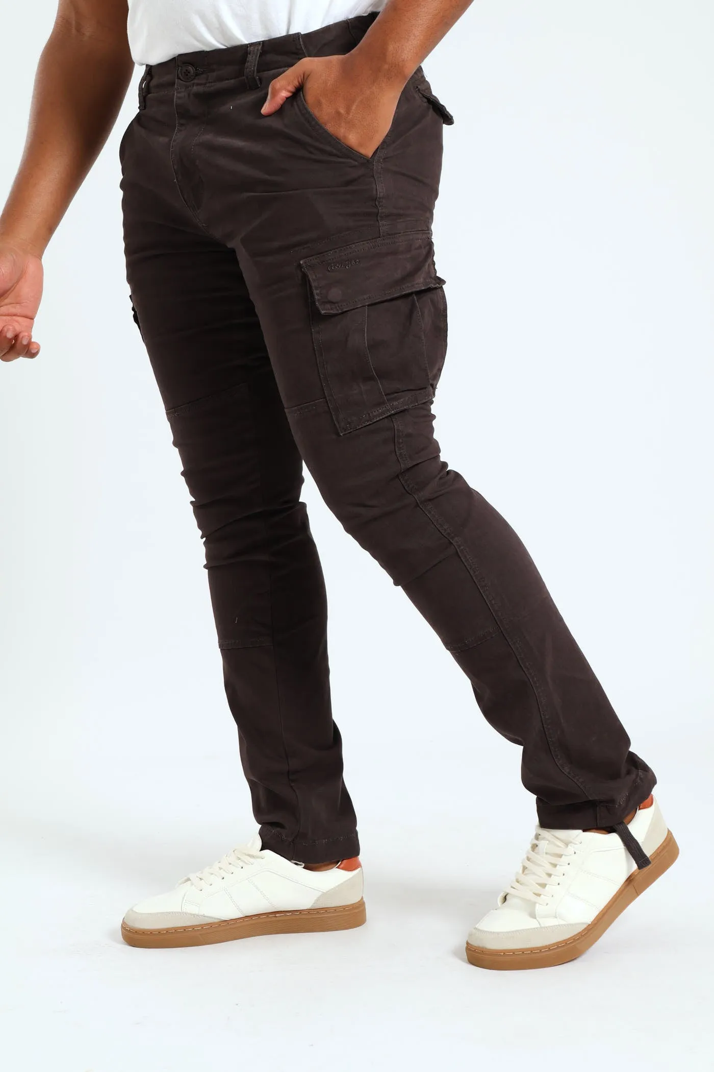 Stretch Twill Cargo Pants - Charcoal sold by Edgars product image thumbnail 3