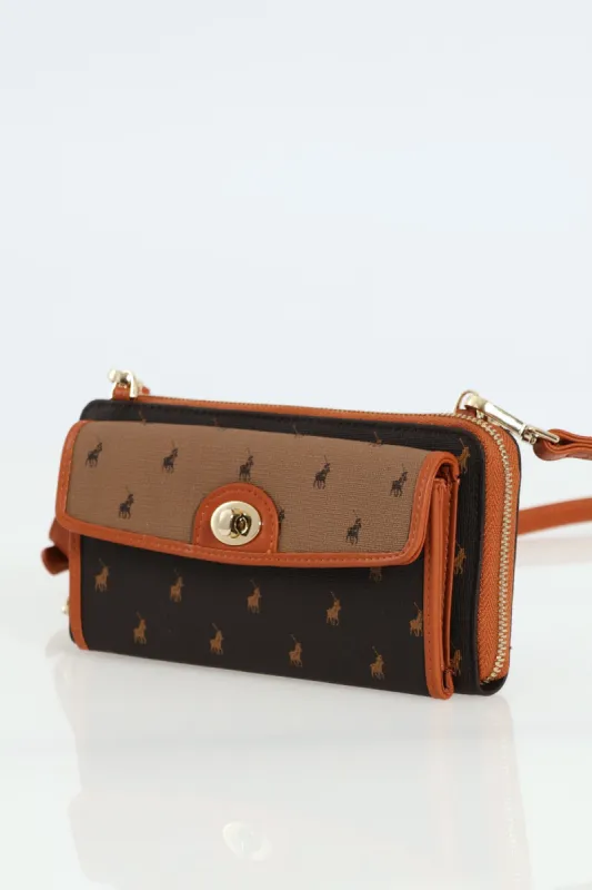Peninsula Phone Sling Bag - Tan sold by Edgars