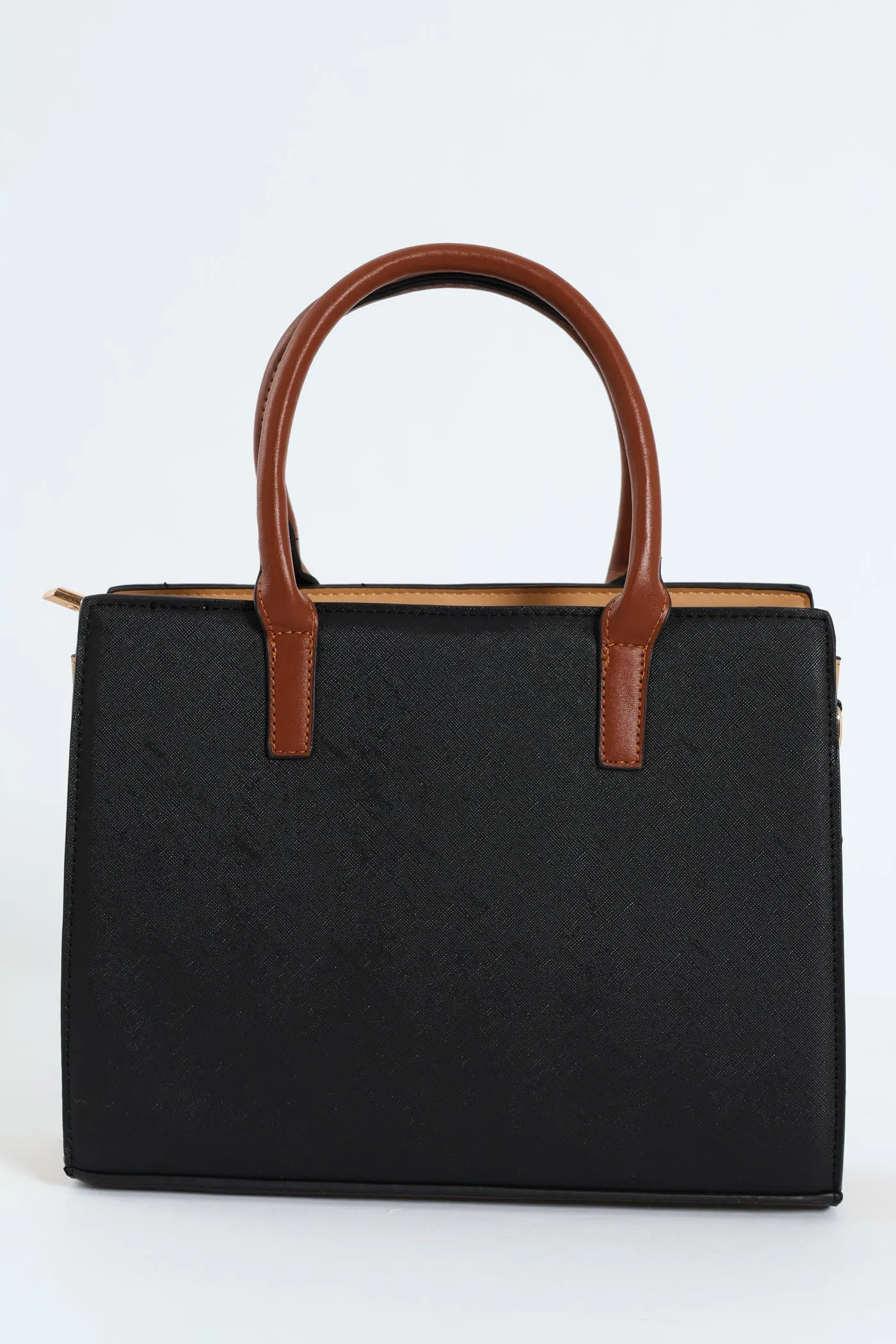 Multi Compartment Square Tote Bag - Black sold by Edgars product image thumbnail 3