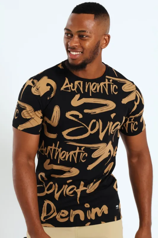Whirlwind Tee - Black sold by Edgars