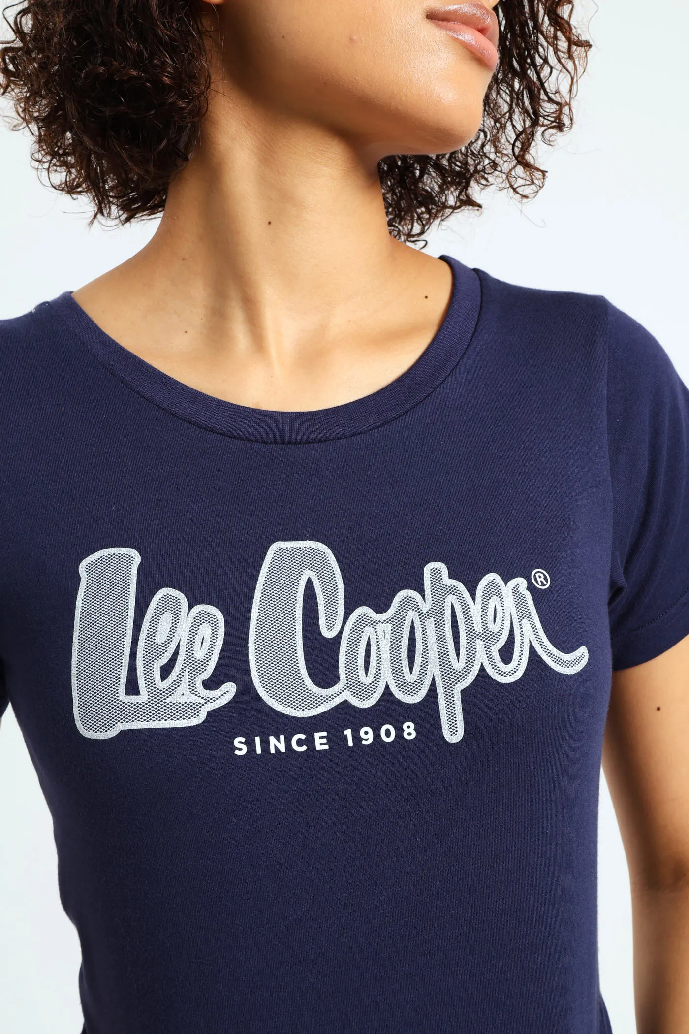 Ladies Lurex Embroidered Tee - Navy sold by Edgars product image thumbnail 4