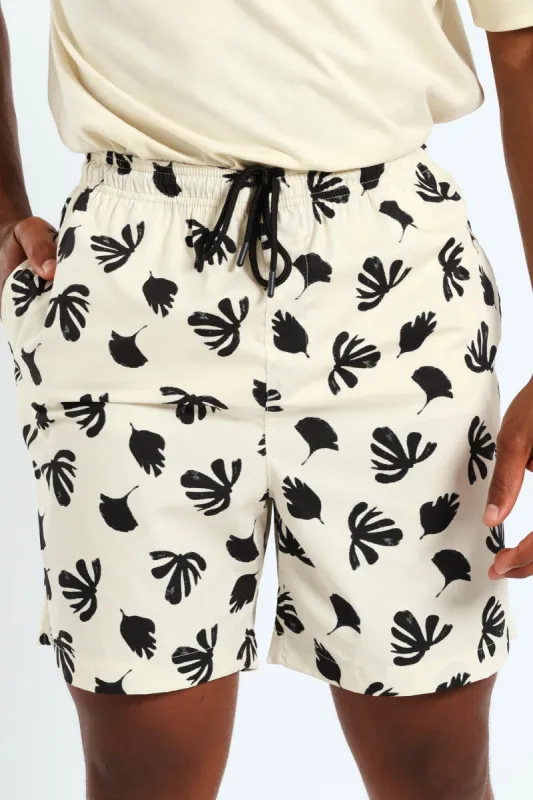 Palmeras Beach Shorts - Light Stone sold by Edgars 