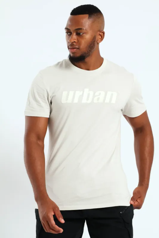 Center Logo Tee - Grey sold by Edgars
