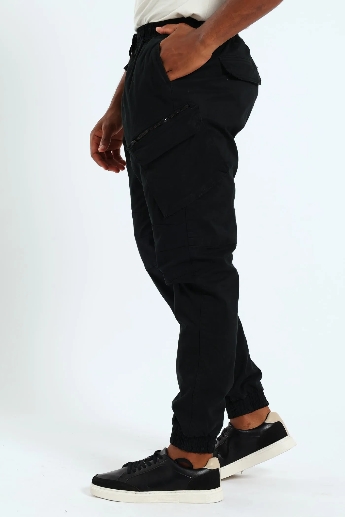 Zip Pocket Cargo Jogger - Black sold by Edgars product image thumbnail 2