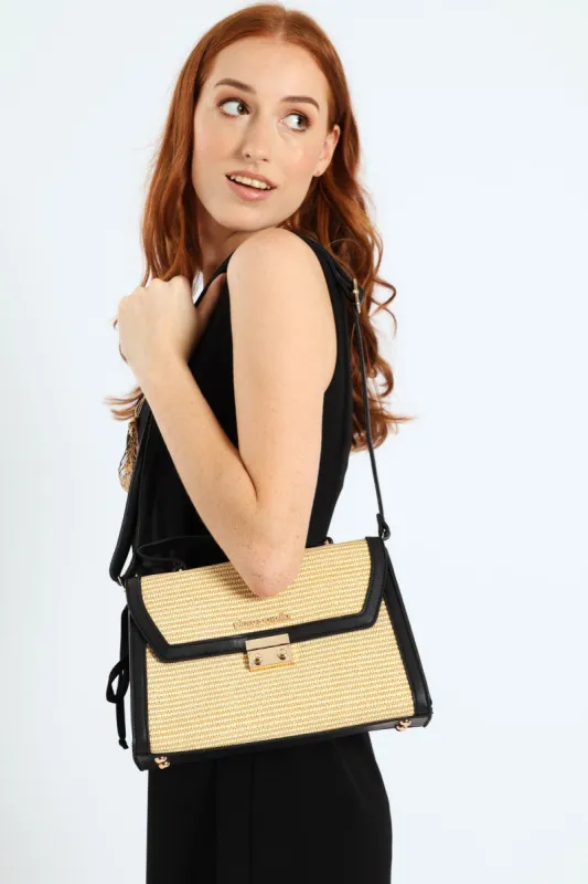 Christie Top Handle Satchel - Black sold by Edgars