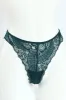 3 Pack Lace Built Up G-String Panties - Black/Wine/Teal sold by Edgars
