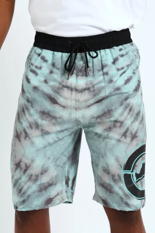 Kalidescope Swim Short - Ice Grey sold by Edgars