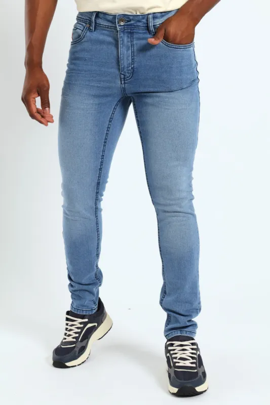 Dalton Skinny Denim Jean - Light Indigo sold by Edgars