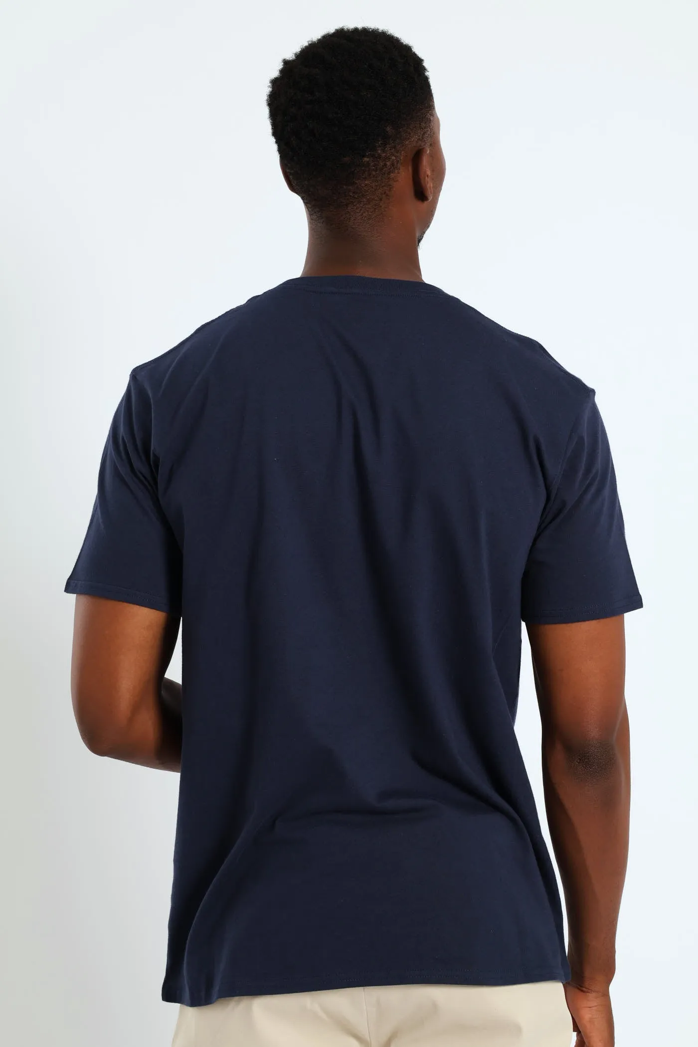 Corp Logo Short Sleeve Tee - Navy sold by Edgars product image thumbnail 3