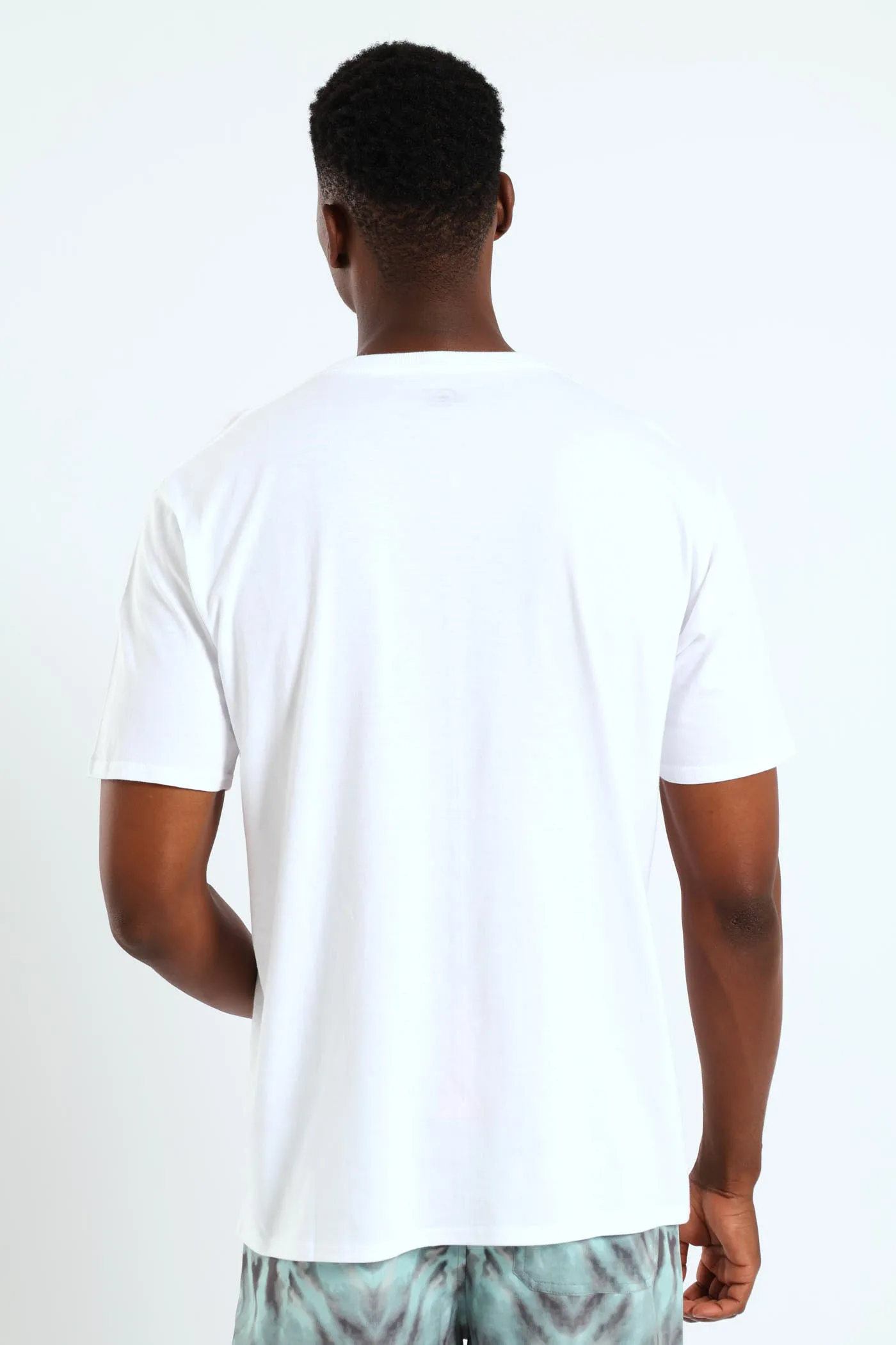 Wordmark Short Sleeve Tee - White sold by Edgars product image thumbnail 3