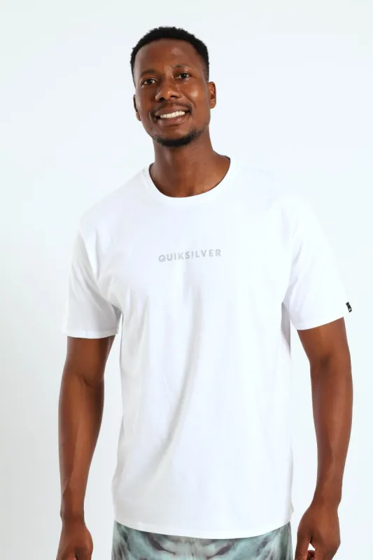Wordmark Short Sleeve Tee - White sold by Edgars