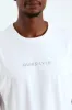Wordmark Short Sleeve Tee - White sold by Edgars