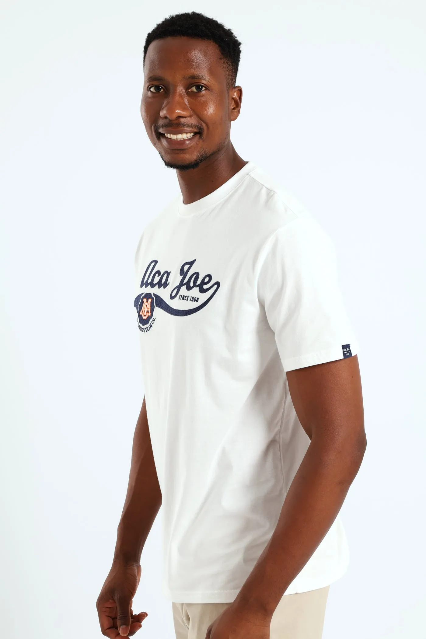 Tail Logo Embroidered Tee - White sold by Edgars product image thumbnail 2