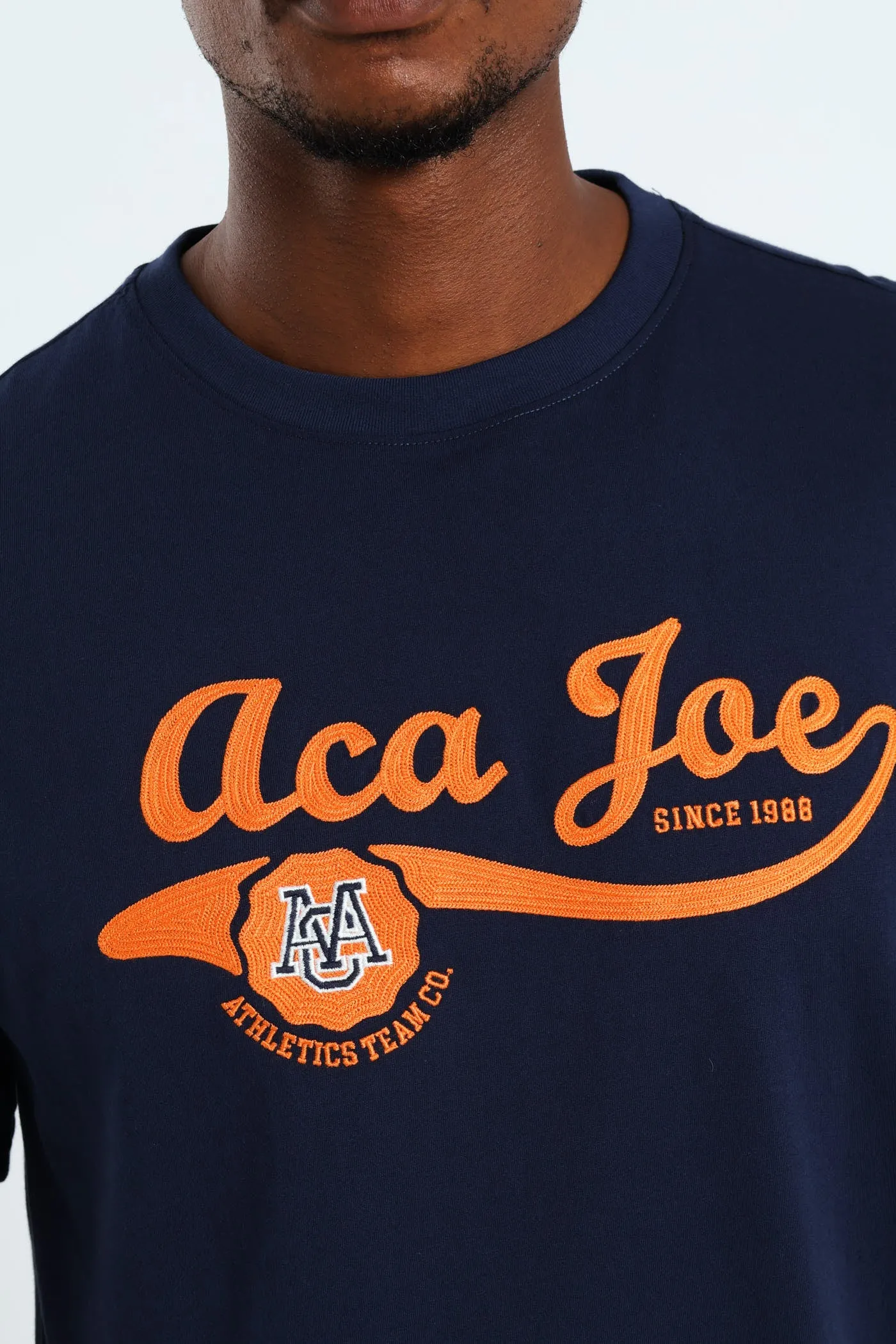 Tail Logo Embroidered Tee - Navy sold by Edgars product image thumbnail 4
