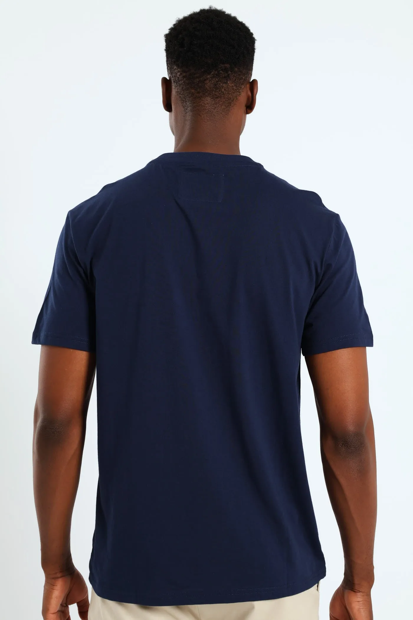 Tail Logo Embroidered Tee - Navy sold by Edgars product image thumbnail 3