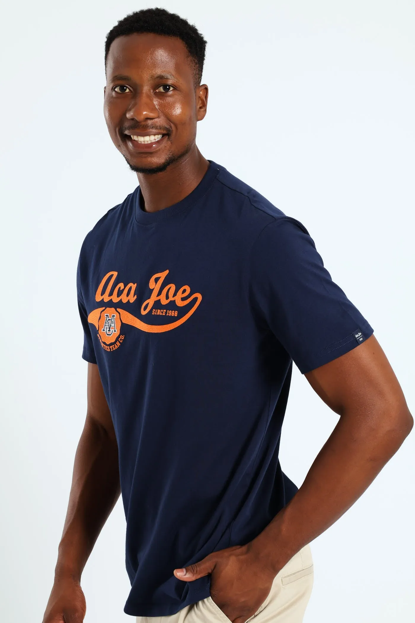 Tail Logo Embroidered Tee - Navy sold by Edgars product image thumbnail 2