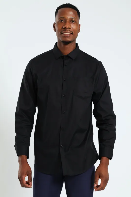 Premuim Dobby Shirt - Black made by Signature
