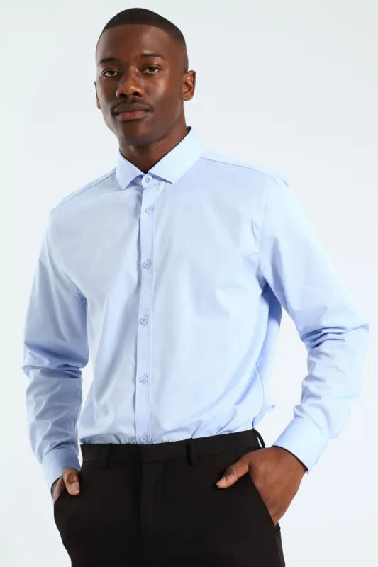 Premium Dobby Shirt - Light Blue sold by Edgars