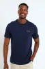 Basic Script Logo Tee - Navy sold by Edgars