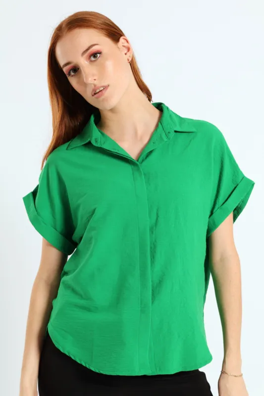 Easy Wearing Shirt - Emerald sold by Edgars 